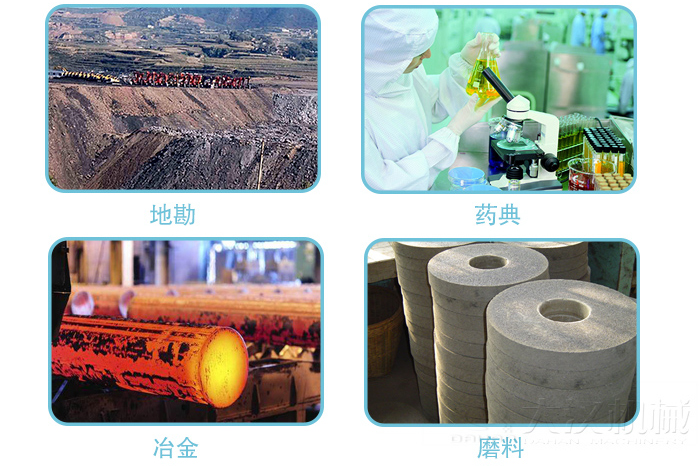 適用行業(yè):地堪，冶金，藥典,磨料