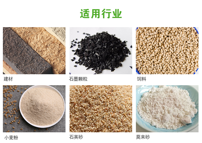 高頻振動(dòng)篩主要用于化工，建材，石墨顆粒，飼料，小麥粉，石英砂，豆?jié){，果汁等各種物料的干法、濕法篩分、分級(jí)、脫水，過濾。